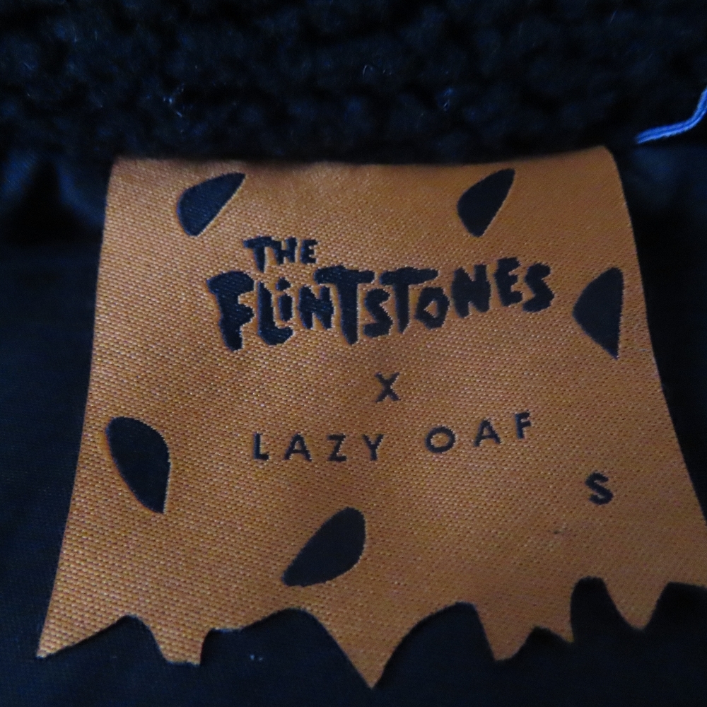 Lazy Oaf X The Flintstones Allover Print Fleece J… - image 5
